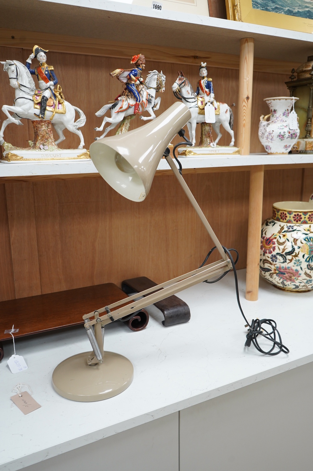 A vintage anglepoise lamp. Condition - fair to good, untested